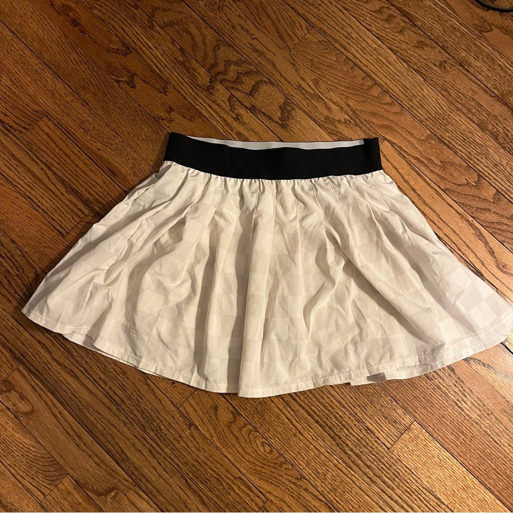Checkered Athletic Tennis Skirt